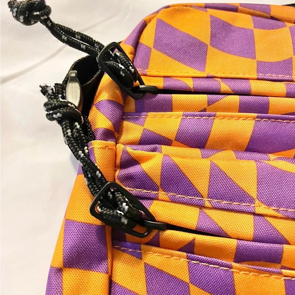 Neff Momentum Crossbody Bag Orange / Purple / Black bag width 8 in NWT - Picture 5 of 7